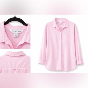 Old Navy Woman’s Light Pink Button Down Shirt